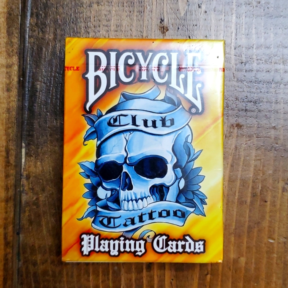 Bicycle Club Tattoo Playing Cards NIB